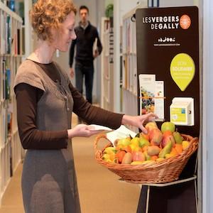 Le 1er service de fruits au bureau