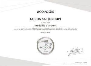 goron-recoit-la-medaille-argent-ecovadis